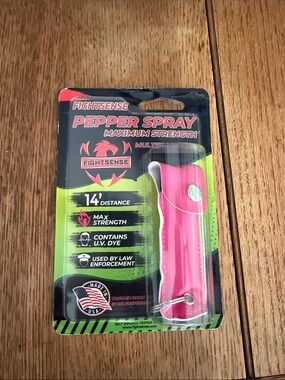 Pink Pepper Spray Keychain - Personal Safety